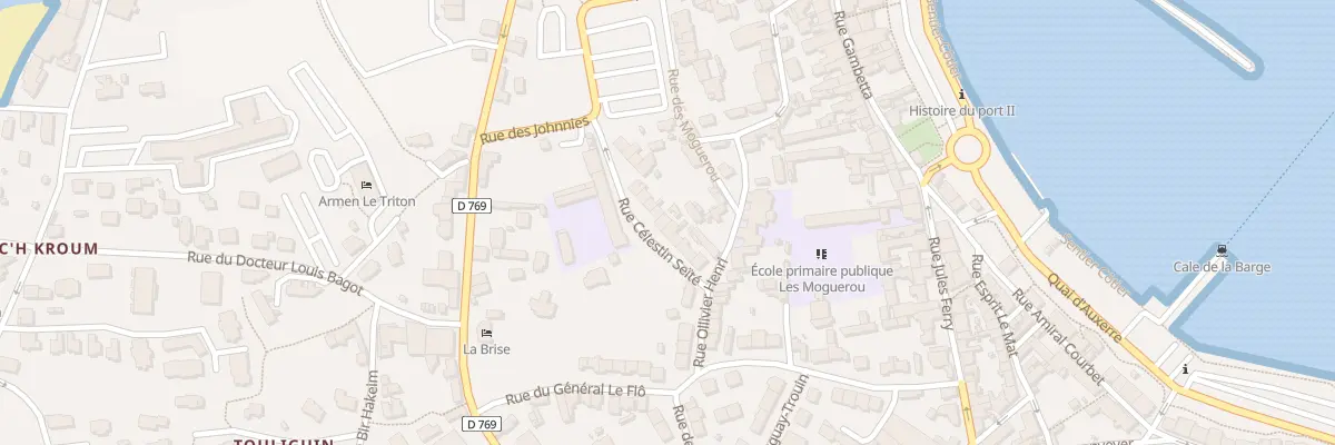 Plan du 9 Rue Célestin Seïté à Roscoff