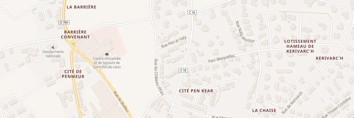 Plan du 4 Res Avel-Vor à Saint-Pol-de-Léon