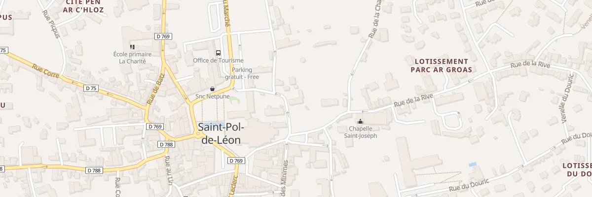 Plan du 6 Rue Vieilles Ursulines à Saint-Pol-de-Léon