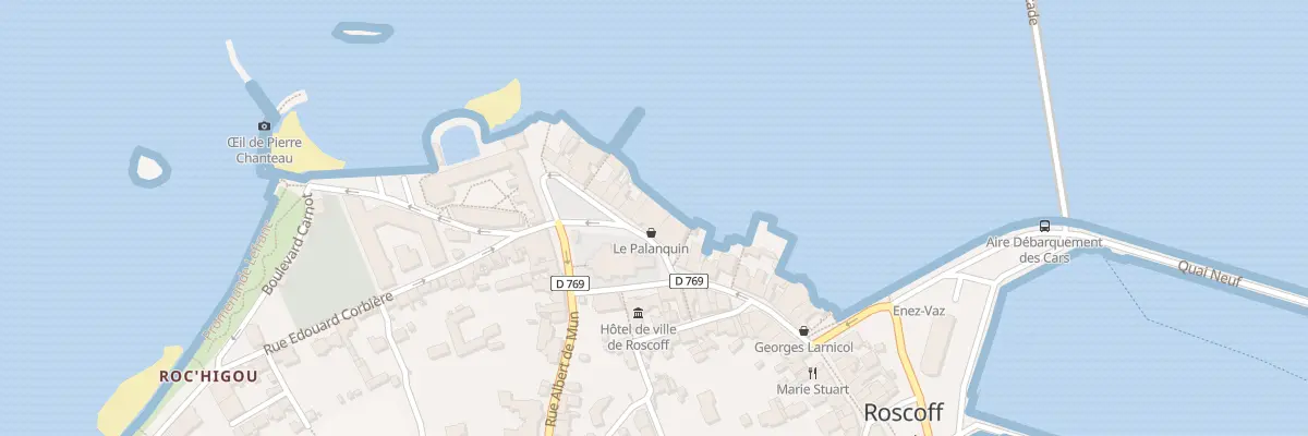 Plan du 25 Pl Lacaze Duthiers à Roscoff