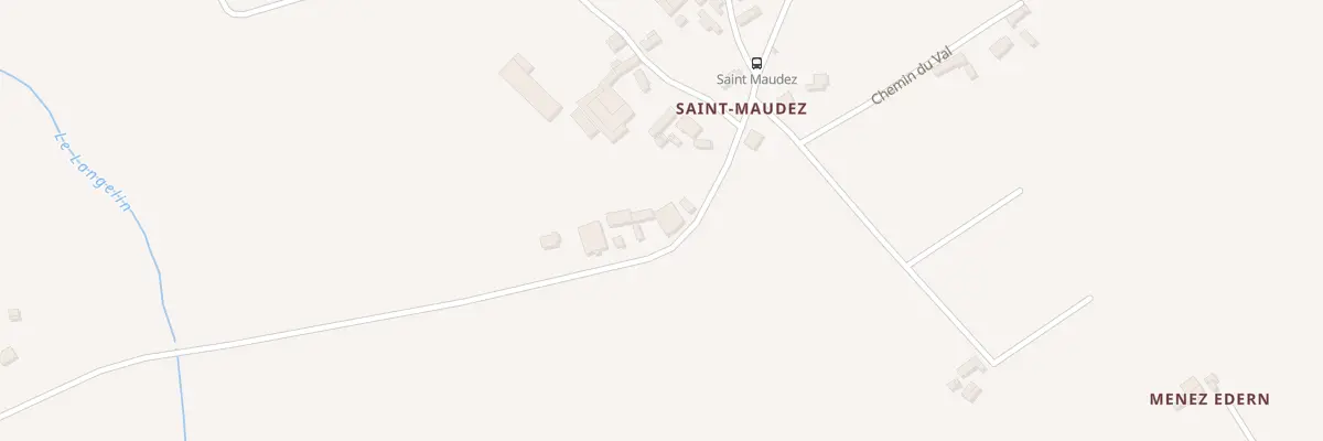 Plan du 344 Saint Maudet à Edern