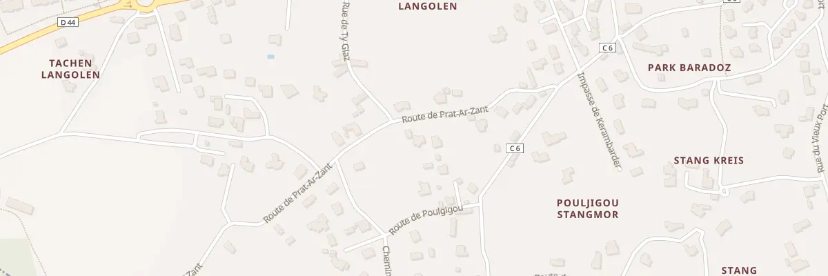 Plan du 9 Rte de Prat Ar Sant à La Forêt-Fouesnant