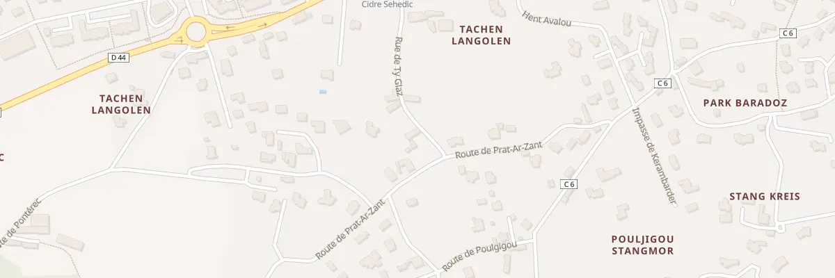 Plan du 484 Rue de Ty Glaz à La Forêt-Fouesnant