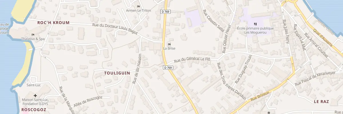 Plan du 59 Rue Albert de Mun à Roscoff