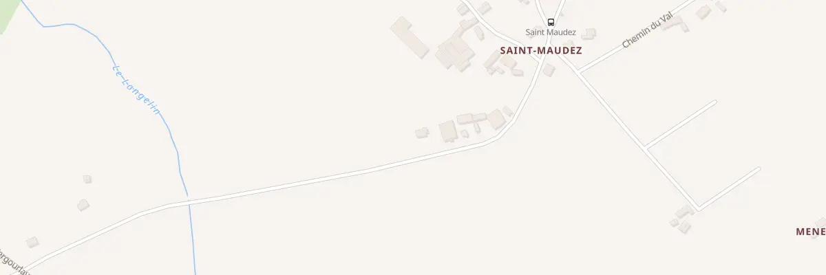 Plan du 1384 Rte de Saint Maudez à Edern