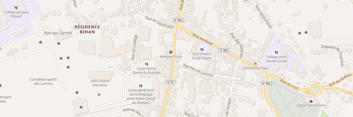 Plan du 5 Rue Cadiou à Saint-Pol-de-Léon