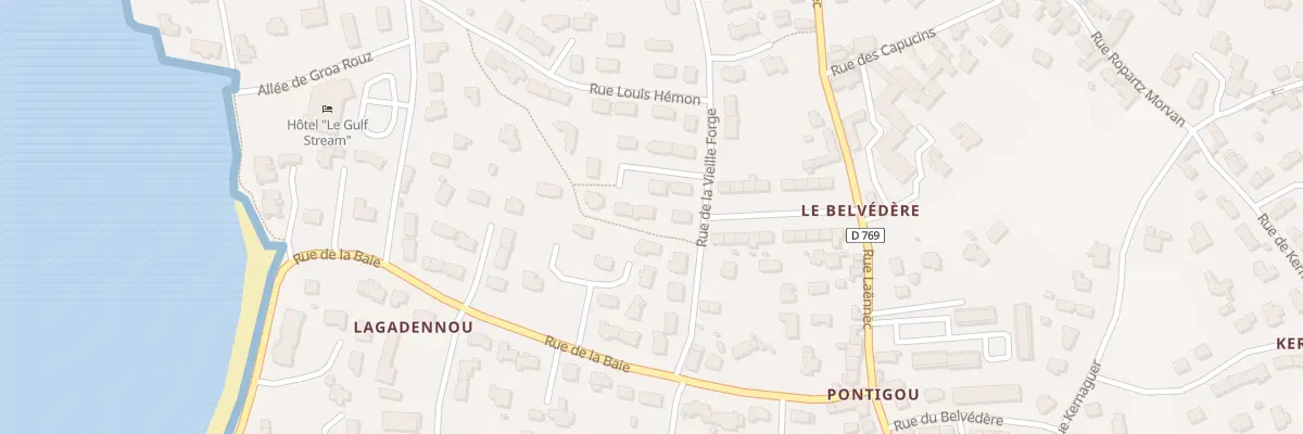 Plan du 3 Imp des Mouettes à Roscoff