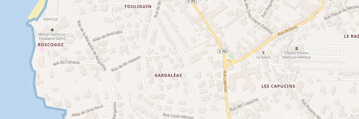 Plan du 1 Lot de Gardaleas à Roscoff