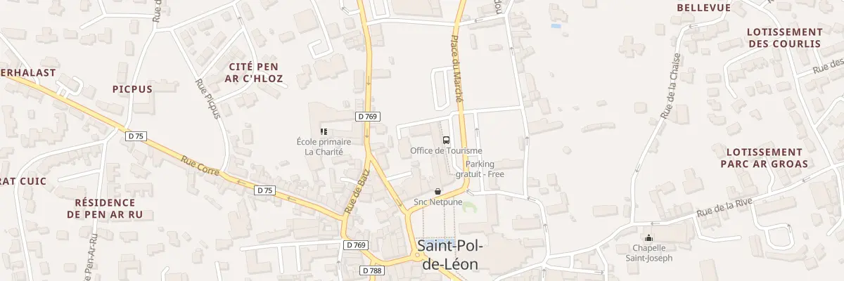 Plan du 15 Pl de l’Evéché à Saint-Pol-de-Léon