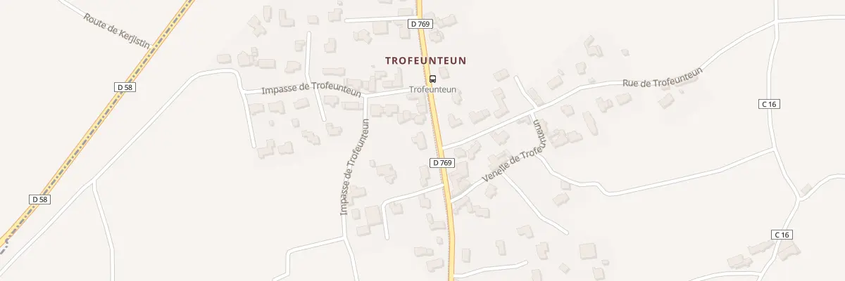 Plan du 1051 Trofeunteun à Roscoff