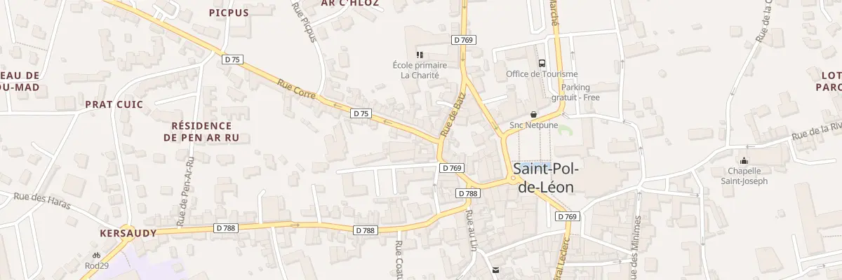 Plan du 3 Rue Corre à Saint-Pol-de-Léon