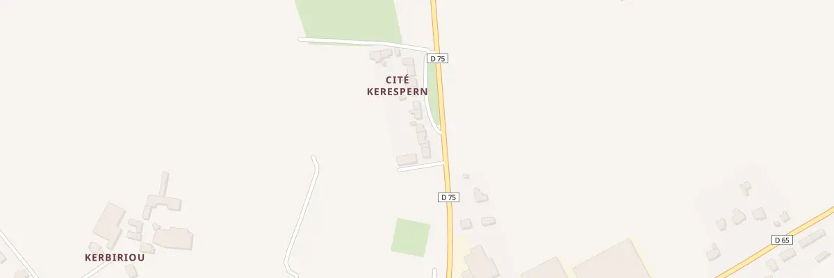 Plan du 2 Cité Keres Pern à Plouénan