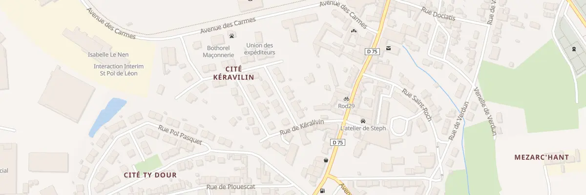 Plan du 6 Rue des Lilas à Saint-Pol-de-Léon