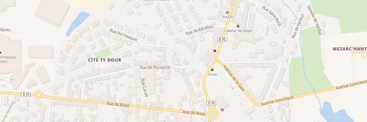 Plan du 2 Rue de Plouescat à Saint-Pol-de-Léon