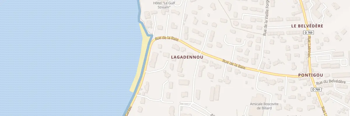 Plan du 7 All de Lagadennou à Roscoff