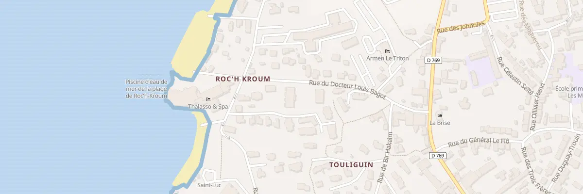 Plan du 17 Rue du Docteur Louis Bagot à Saint-Pol-de-Léon