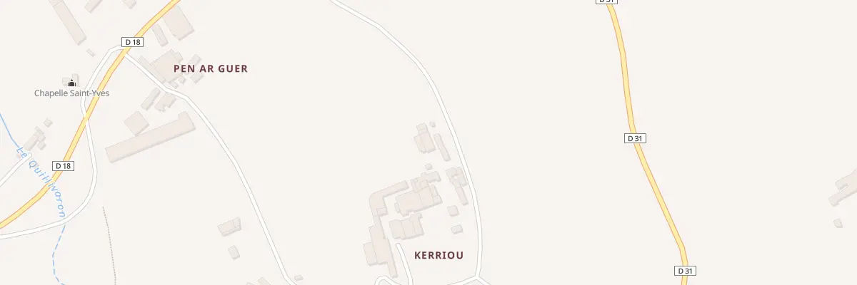 Plan du 1980C Kerriou à Saint-Sauveur