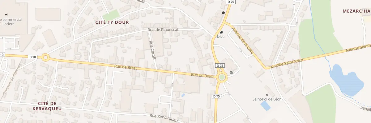 Plan du 12B Rue de Brest à Saint-Pol-de-Léon