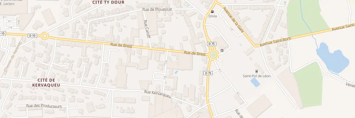 Plan du 11 Rue de Brest à Saint-Pol-de-Léon