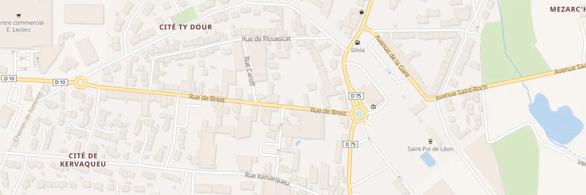 Plan du 12 Rue de Brest à Saint-Pol-de-Léon