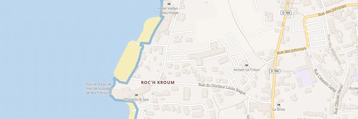 Plan du 11 Rue Victor Hugo à Roscoff
