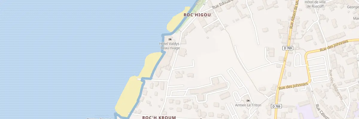 Plan du 5 Rue Victor Hugo à Roscoff