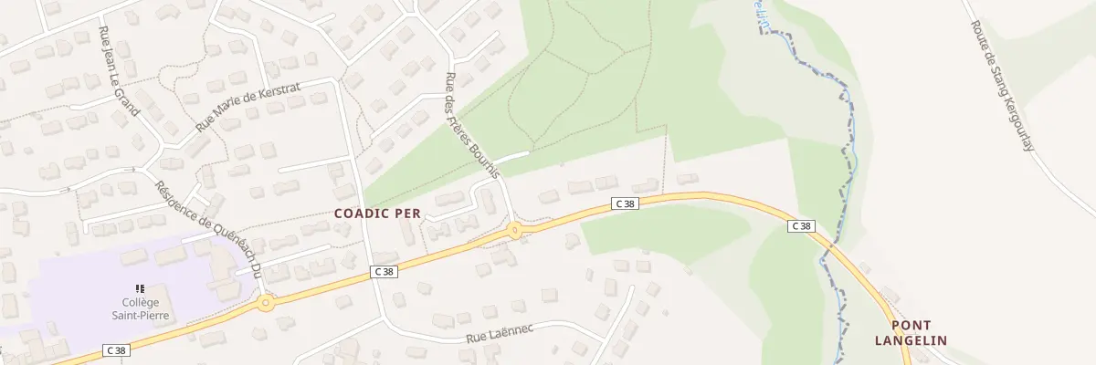 Plan du 33 Rue de la Résistance à Briec