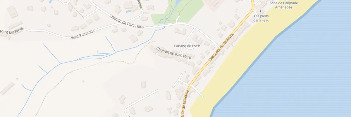 Plan du 178B Che de Parc Haro à Fouesnant