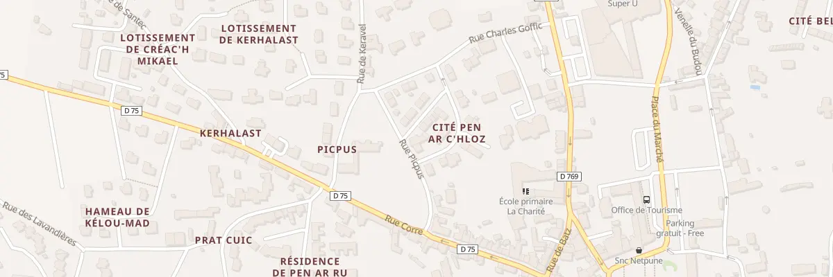 Plan du 4 Rue Picpus à Saint-Pol-de-Léon
