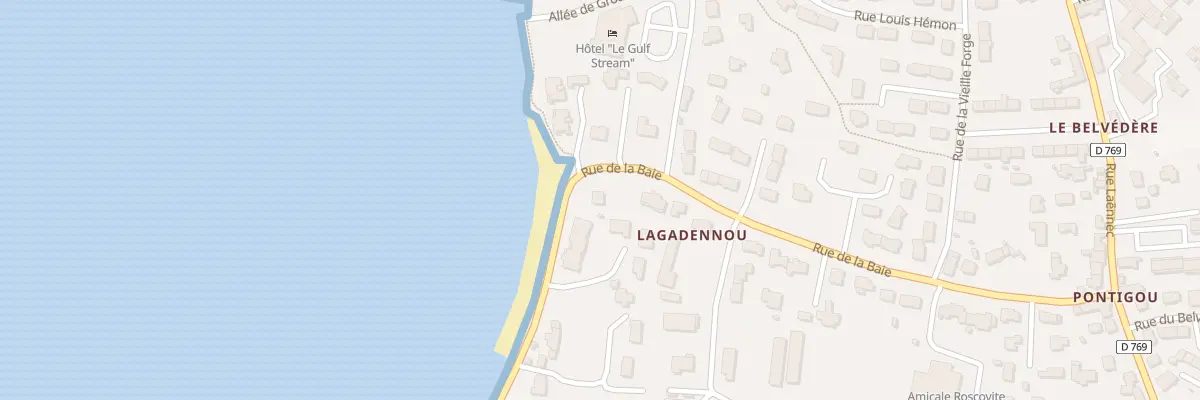 Plan du 395 Rue de la Baie à Roscoff