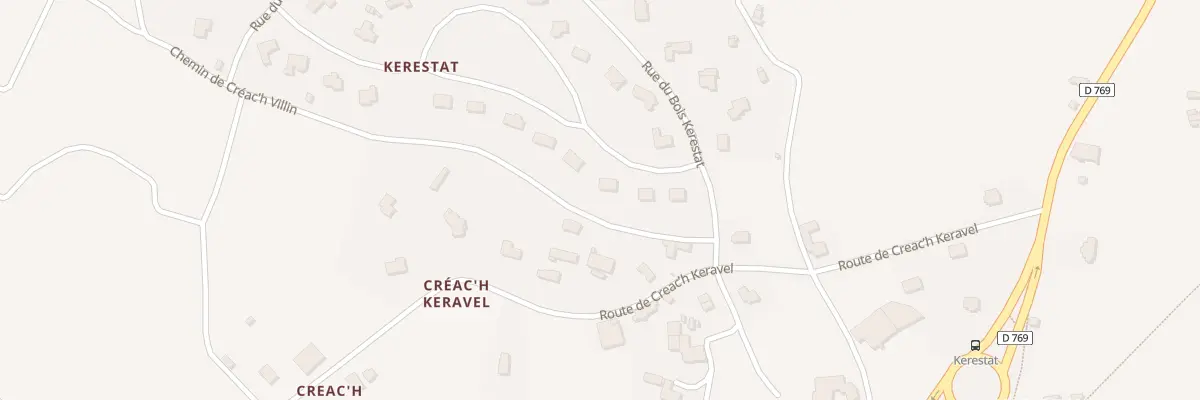 Plan du 5 Rue du Bois de Kerestat à Roscoff
