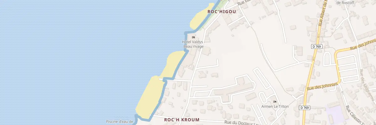 Plan du 2 Rue Victor Hugo à Roscoff