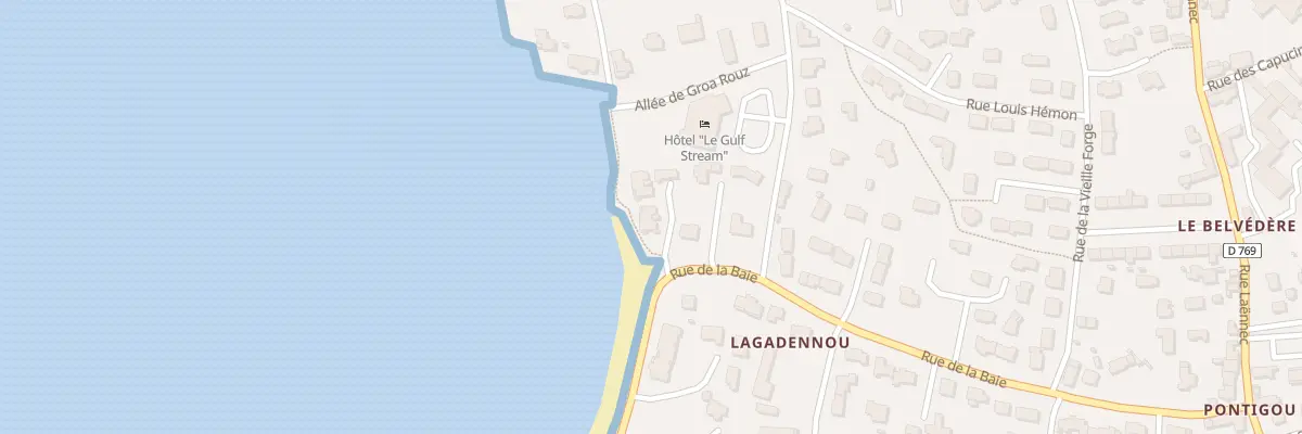 Plan du 6994H Rue de la Baie à Roscoff