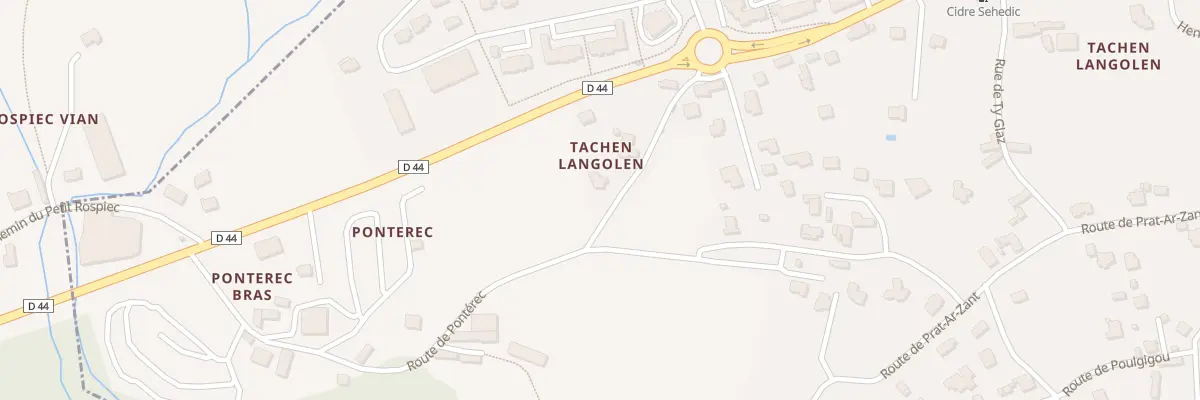 Plan du 118 Rte de Tachen Langolen à La Forêt-Fouesnant