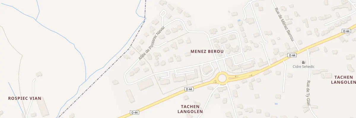 Plan du 41 All Ponterec Nevez à La Forêt-Fouesnant