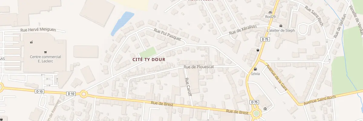 Plan du 36 Rue de Plouescat à Saint-Pol-de-Léon