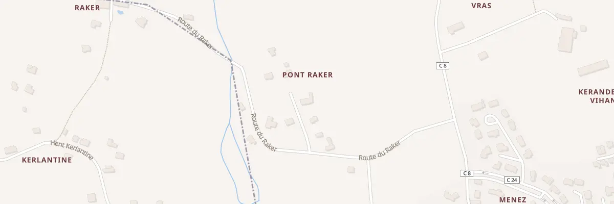 Plan du 14 Rte du Raker à La Forêt-Fouesnant
