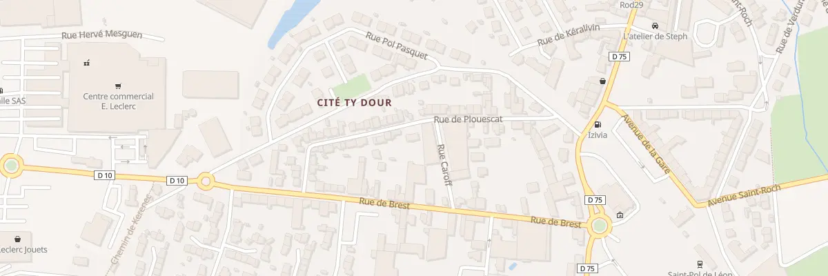 Plan du 33 Rue de Plouescat à Saint-Pol-de-Léon