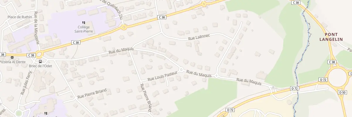 Plan du 29 Rue du Maquis à Briec