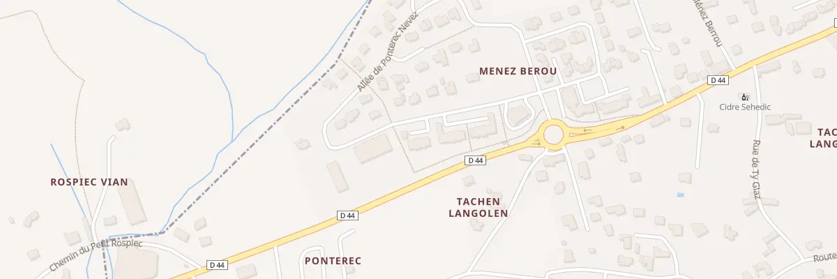 Plan du 38 All Ponterec Nevez à La Forêt-Fouesnant