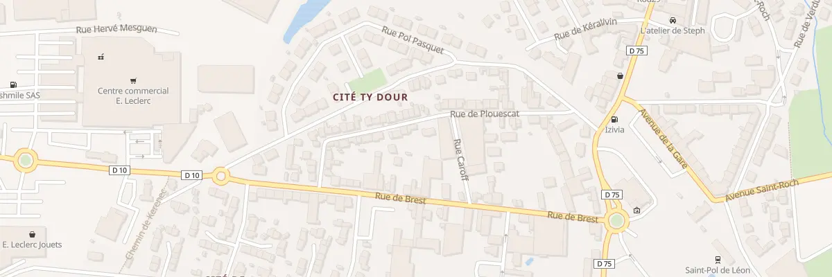 Plan du 35 Rue de Plouescat à Saint-Pol-de-Léon