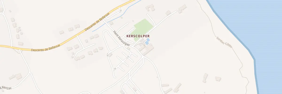 Plan du 6247F Hent Kerscolper à Fouesnant