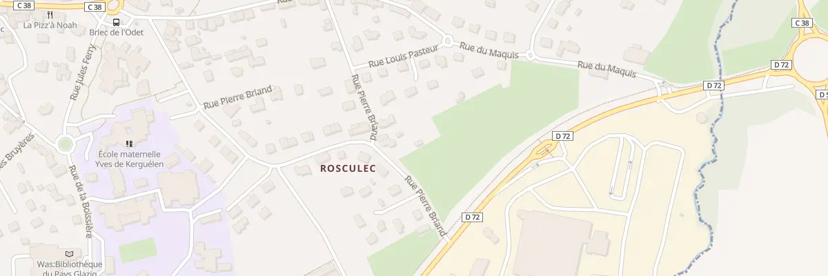 Plan du 35 Rue Pierre Briand à Briec