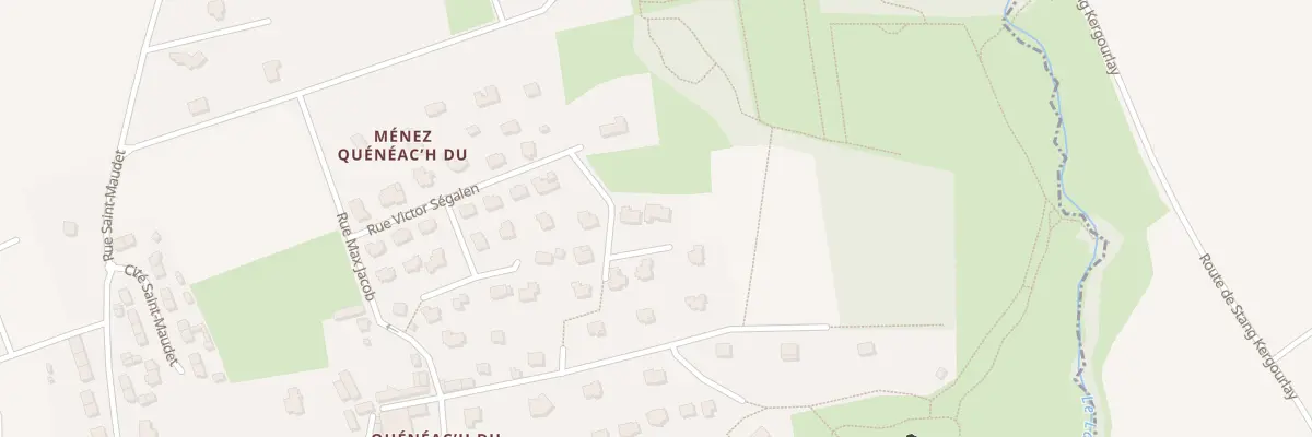 Plan du 2 Rue Julien Gracq à Briec
