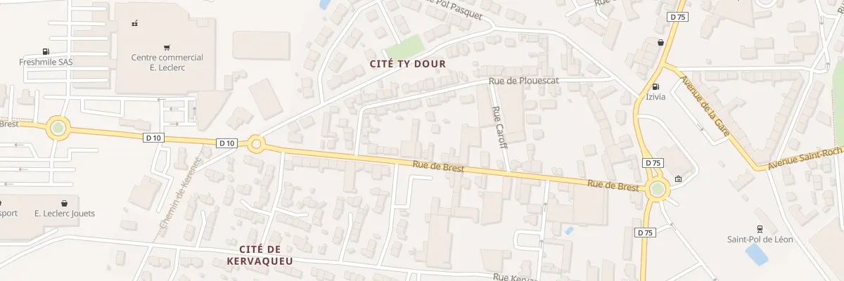 Plan du 38 Rue de Brest à Saint-Pol-de-Léon