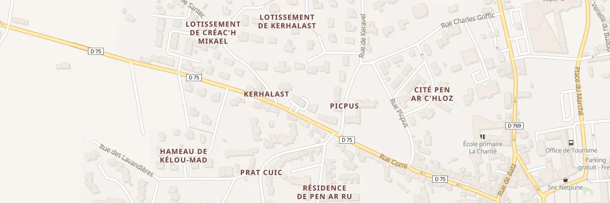 Plan du 62 Rue Corre à Saint-Pol-de-Léon