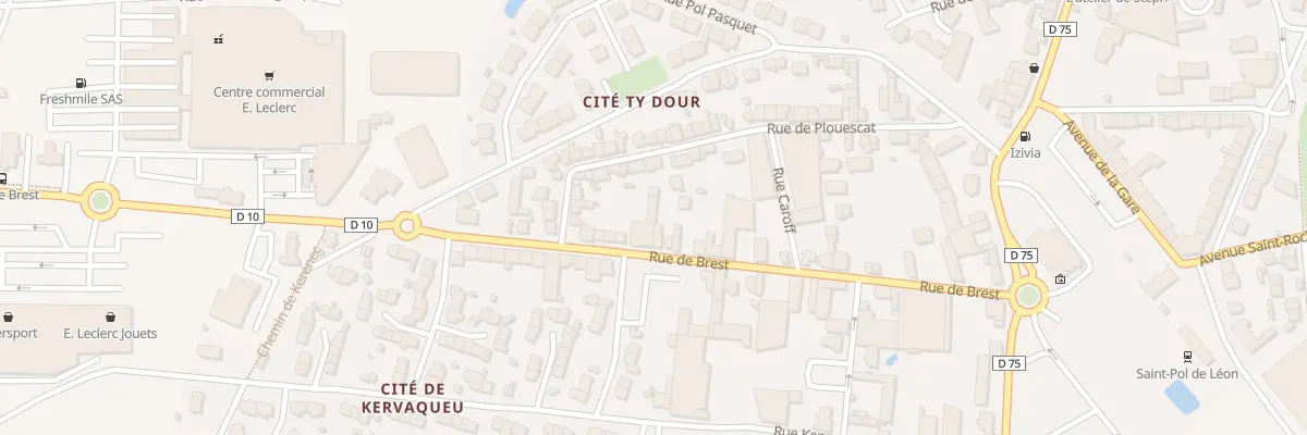 Plan du 40 Rue de Brest à Saint-Pol-de-Léon