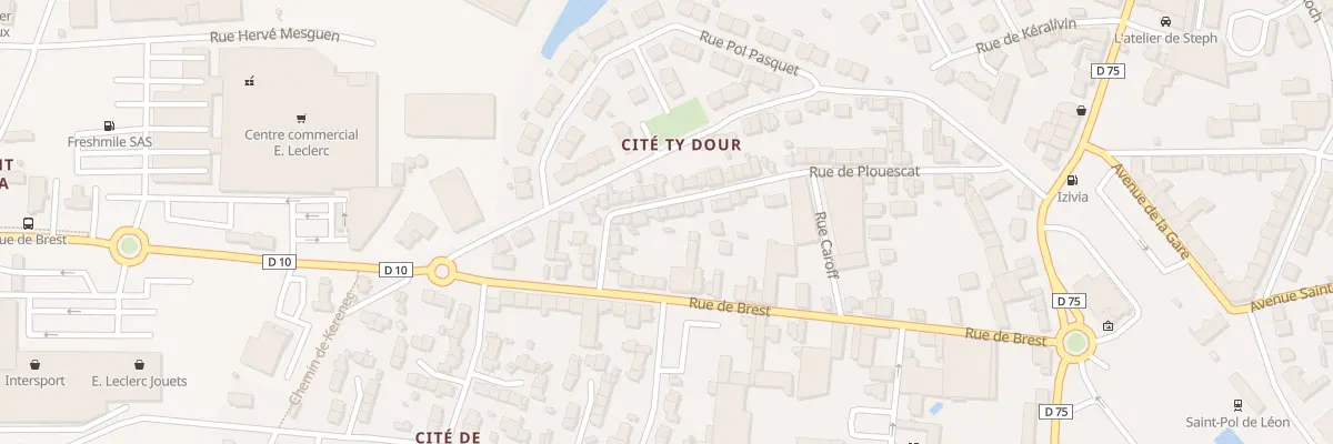 Plan du 47 Rue de Plouescat à Saint-Pol-de-Léon