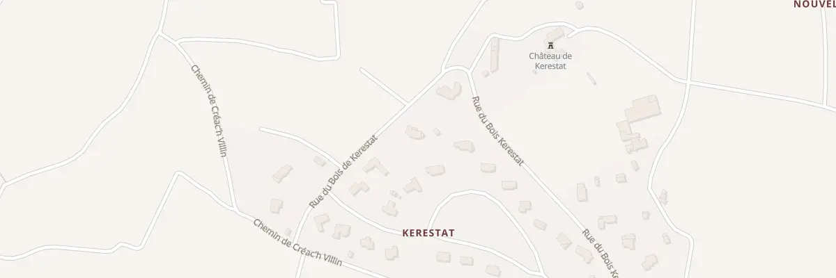 Plan du 26 Rue du Bois de Kerestat à Roscoff