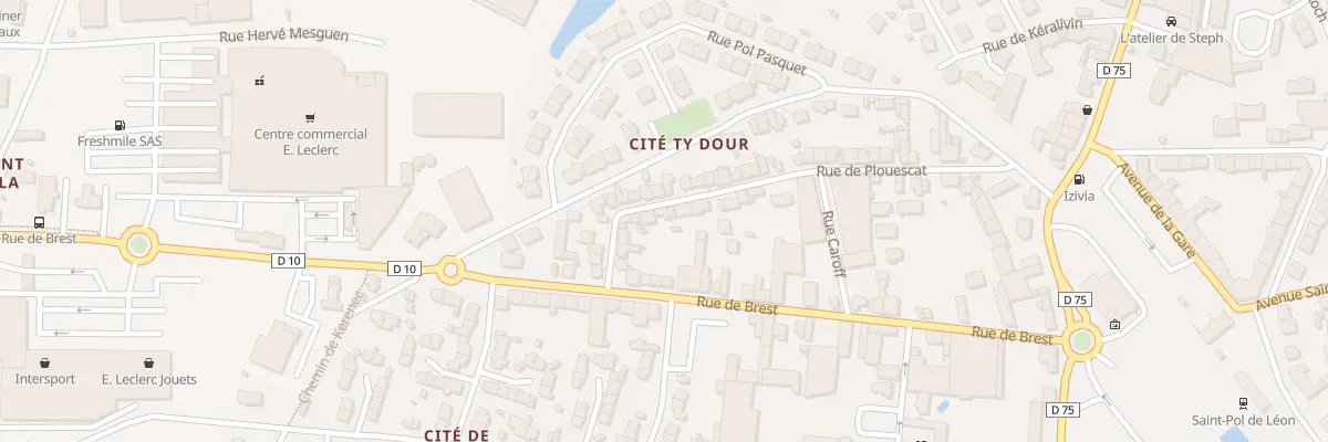 Plan du 49 Rue de Plouescat à Saint-Pol-de-Léon